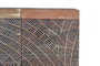 GINER Y COLOMER Aparador de madera de acacia y metal en tono natural